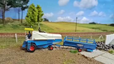 Preview: Mähdrescher E512 mit Sonnenverdeck für blau/weiße Lackierung