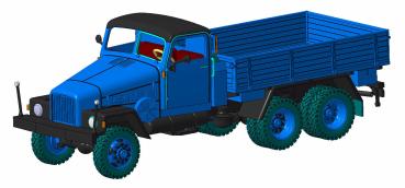 G5 Holzpritsche FH Holzrückwand