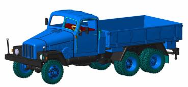 Preview: G5 Stahlpritsche FH Holzrückwand