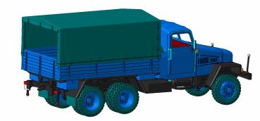 G5 Holzpritsche Plane offen FH Stahl