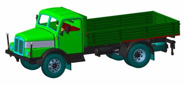 S4000-1 Pritsche normal erhöhte Vorderwand