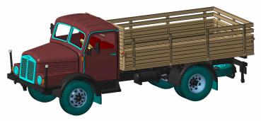 S4000-1 Pritsche erhöhte Vorderwand und Aufsatzbretter