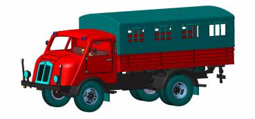 IFA H3 Pritsche-Plane Feuerwehr