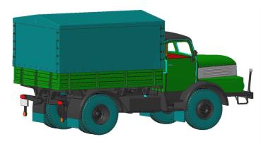 IFA H6 Zugmaschine Variante 2 Plane
