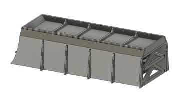 Kohlenkasten für Tender 2'2'T28 der BR 58.30 Saxonia