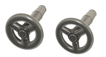 Handräder zwei Größen