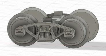 amerikanische Bettendorfdrehgestelle