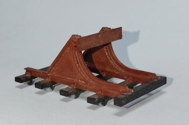 Preview: Prellbock verblecht mit Schienenprofilen