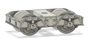 Drehgestelle der Austauschbauart, geschlossen, 2 Stück