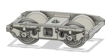 Drehgestelle Bauart Niesky, geschlossen, 2 Stück