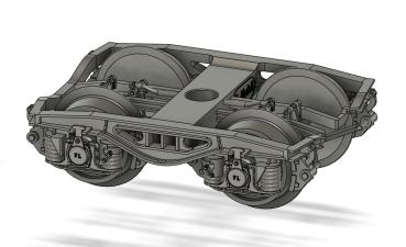 Drehgestelle Bauart Y25, geschlossen, 2 Stück
