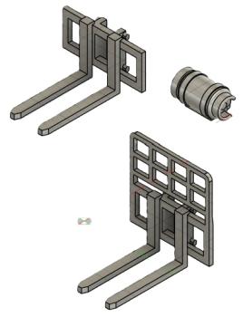Preview: Gabelstapler 3,5t, Teile