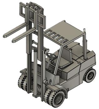 Preview: Gabelstapler 3,5t, offen, Doppelräder