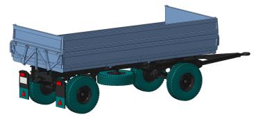 Preview: Anhänger HW80 einseitig halboffen