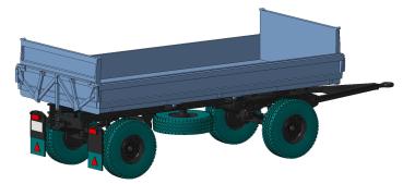 Preview: Anhänger HW80 beidseitig halboffen