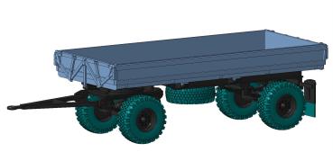 Anhänger HW80 halbhoch