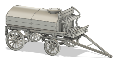 Wasserwagen für Dampfpflugsatz