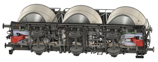 Kohlenstaubwagen Uc-x, geschweißt, DR Ep.IV