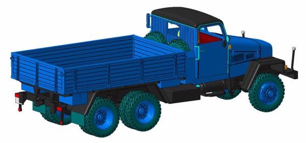 G5 Holzpritsche FH Holzrückwand