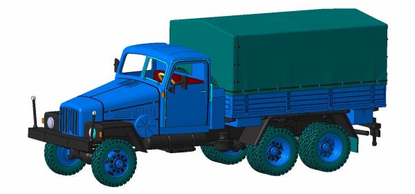 G5 Holzpritsche Plane offen FH Stahl