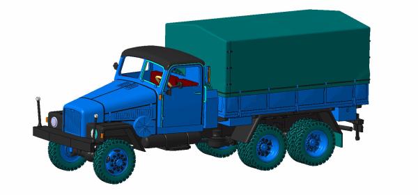 G5 Stahlpritsche Plane offen FH Holzrückwand