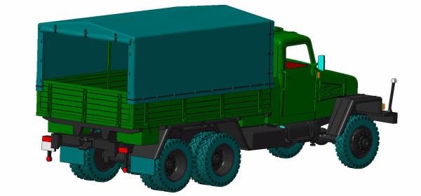 G5 Holzpritsche Plane offen FH Stahl Militär