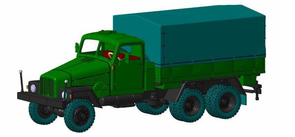 G5 Stahlpritsche Plane geschlossen FH Stahl Militär