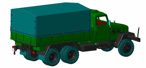 G5 Stahlpritsche Plane geschlossen FH Stahl Militär