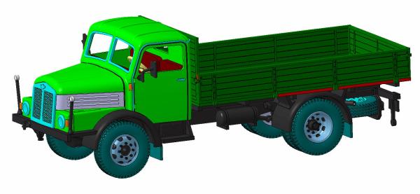 S4000-1 Pritsche normal erhöhte Vorderwand