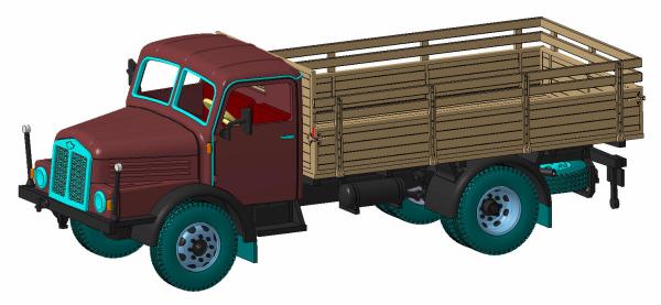 S4000-1 Pritsche erhöhte Vorderwand und Aufsatzbretter