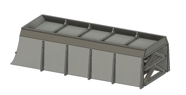 Kohlenkasten für Tender 2'2'T28 der BR 58.30 Saxonia