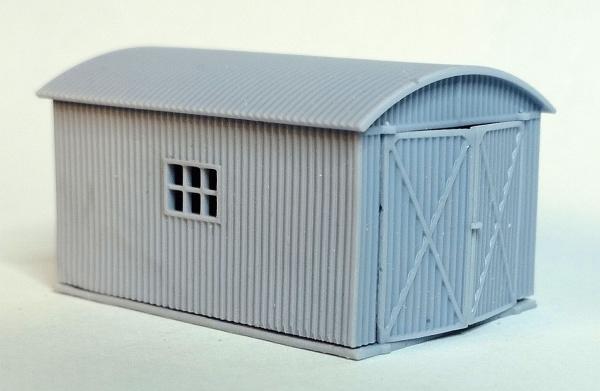 Wellblech-Draisinenschuppen