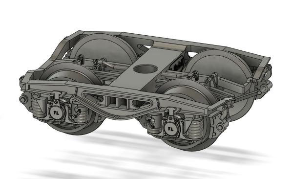 Drehgestelle Bauart Y25, geschlossen, 2 Stück