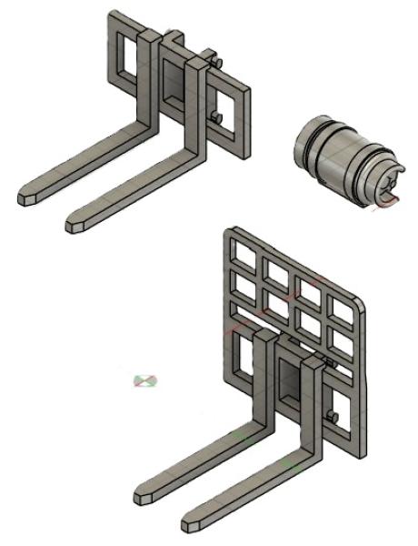 Gabelstapler 3,5t, Teile