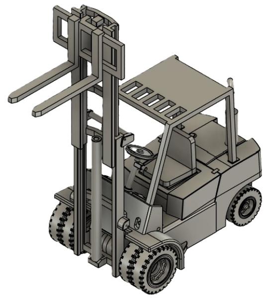 Gabelstapler 3,5t, offen, Doppelräder