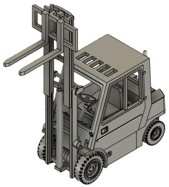 Gabelstapler 3,5t, geschlossen