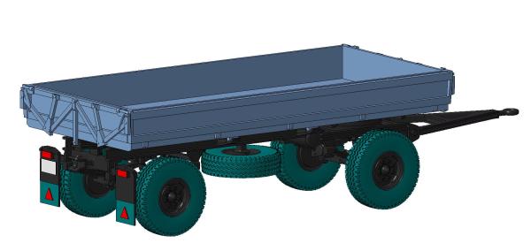 Anhänger HW80 halbhoch